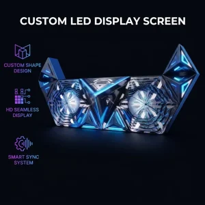 Custom LED Display Screen Digital Poster for Indoor Bar KTV DJ Booth Retail Store Exhibition Hall