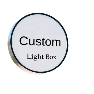Custom LED Double Sided Outdoor Advertising Light Box for Stores Durable Alloy Frame Sign