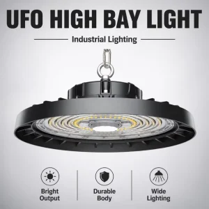 Custom LED High Bay Lights IP65 Waterproof 100W 150W 200W High Efficiency 140lm/w for Warehouse Factory Supermarket Gym Lighting
