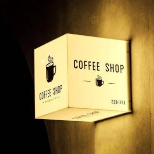 Custom LED Light Box Rectangle LED Illuminated Sign Indoor Office Room Acrylic Boutique Retail Shop Clinic Restaurant Lightbox