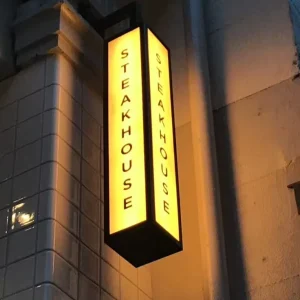 Custom LED Light Box Sign Acrylic Outdoor Round Double Side for Shop Business Logo