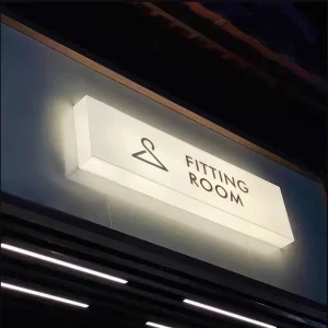 Custom LED Light Box Sign Advertising Acrylic Double Sided Illuminated Lightbox Outdoor Sign Acrylic Light Box