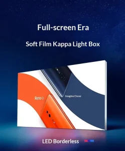 Custom LED Lightbox Advertising Sign Illuminated Ultra Thin Commercial Soft Film Cabo Fabric Wall Mounted 220Vfor Street
