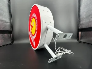 Custom LED Rotating Round Advertising Light Box Signage Acrylic Outdoor Shop Store Sign