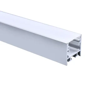 Custom LED Strip Light Aluminum Profile Housing 25*25mm Rectangle Recessed LED Aluminum Profile Channel with Diffuser