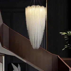 Custom Led Creative Project Unique Design Pendant Lights Large Modern Luxury Hotel Lobby Chandelier