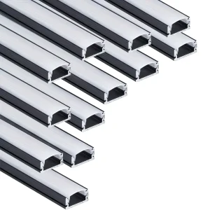 Custom Length Aluminum Alloy T5 Cabinet LED Linear Fixture Anti Glare Diffuser for Clean Room Office Hospitality Wall Lighting