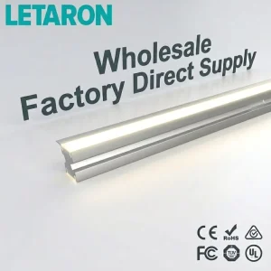 Custom Length LED Aluminum Alloy Profile Kitchen Cabinet Lighting CRI 90+ Linear Channel Up Down Glow Light 24 12V DC
