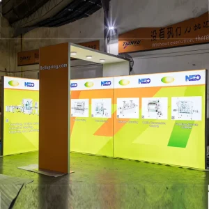 Custom Light Weight Booth Solution Outdoor Exhibition Led Light Box Tradeshow Booth Showroom Display