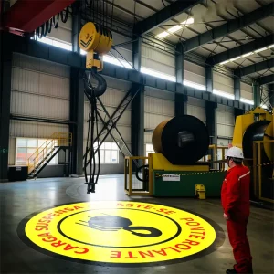 Custom Logo 240W Light Projection Device Shockproof Dustproof Features for Advertising Gobo Logo Warning Patterns Warehouses