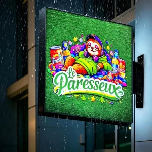 Custom Logo Advertising 3D LED Light Box with Stainless Steel Frame Waterproof High Brightness for Indoor Outdoor Use