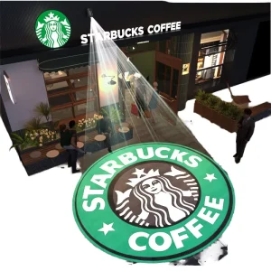 Custom Logo Aluminum Gobo Projector Advertising Lights 35W 50W 80W 100W LED High CRI 95 6000K Daylight Waterproof IP67