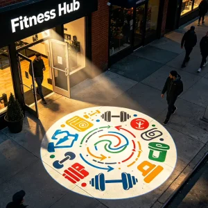 Custom Logo Aluminum Gobo Projector Advertising Lights 60W 100W 150W LED Sign Wall Projection Outdoor IP65 Waterproof HD