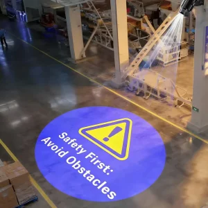 Custom Logo Gobo Advertising Light for Workshop and Warehouse Safety