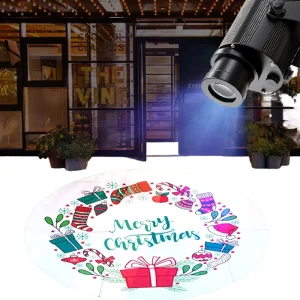 Custom Logo Gobo Projector Advertising Lights 60W 100W 150W LED Sign Wall Projection Lamp Outdoor Waterproof IP67 HD Bright