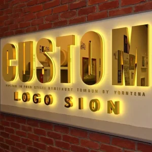 Custom Made LED Light Art Letter Lights Logo Sign 6000K Daylight Custom Color 5 Year Warranty for Studios Internet Cafs Shop