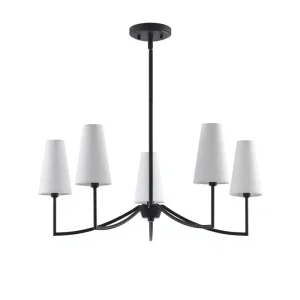 Custom OEM ODM American LED Chandelier with Lamp Shade E12 360 Beam Angle Home Office Pendant Lighting