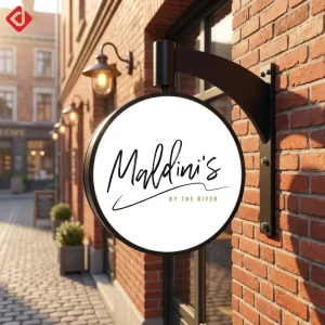 Custom Outdoor Rotating LED Advertising Light Boxes Signboards Menu Boards for Coffee Chains Restaurants and Salons