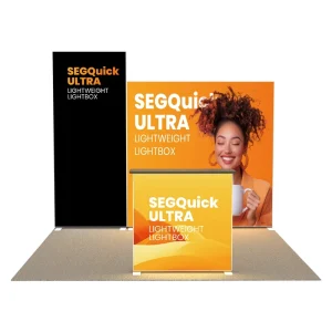 Custom Print Portable LED SEG Lightbox Aluminium PVC Exhibition Stand Light Boxes Backlit Booth Advertisement Trade Show Display