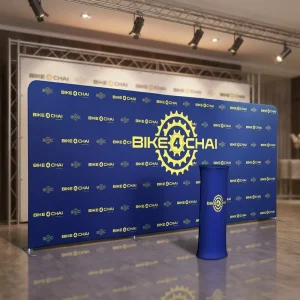 Custom Printing Advertising Photobooth Backdrop 20ft 10ft Expo Booth Displaying Step and Repeat Backdrop