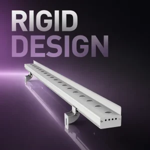 Custom RGBW DMX512 Outdoor LED Wall Washer Light with Uniform Wall Wash Effect for Building Facade Bridge Architectural Lighting