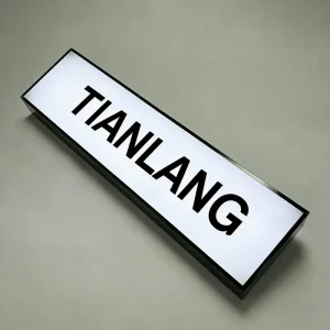 Custom Rectangle Aluminum Acrylic Advertising Light Box Board with High Brightness LED Durable
