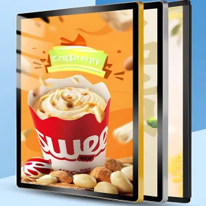Custom Rectangle Aluminum LED Slim Light Box for Exhibition