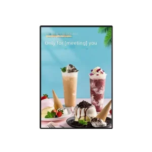 Custom Rectangle Pull-out Tempered Glass Aluminum Alloy Frame Eco-Friendly Water Resistant Light Box