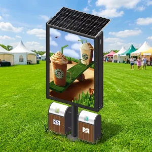 Custom Rectangle Waterproof Outdoor Exhibition Advertising Poster Display Light Box