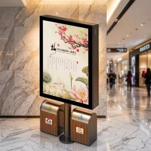 Custom Rectangle Waterproof Outdoor Exhibition Advertising Poster Display Light Box