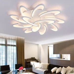 Custom Residential Hotel Lighting Luxury White Ceiling Lamp 30w 60w 120w 150w LED Ceiling Light