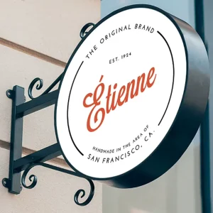 Custom Restaurant & Cafe LED Illuminated Signa Projecting Advertising Light Box Project for Interior Design