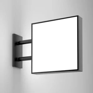Custom Round Outdoor Shop Sign Illuminated Signage Bracket LED Round Light Box Business Sign Custom Led Light Led Light Box Sign