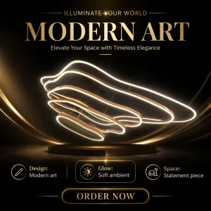 Custom Shape Curved LED Linear Pendant Light RGBW Aluminum Profile Commercial Office Hotel Hanging Lighting with Warranty