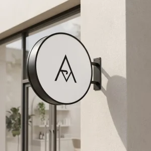 Custom Signage Light Box Outdoor Business Lightbox Sign Transparent Acrylic Light Box Signage