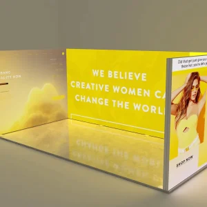 Custom Size Design Outdoor Backlit Trade Show Exhibition Booth Led Light Box Trade Show Display