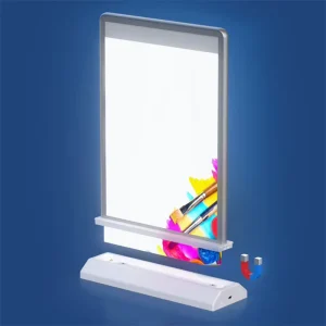 Custom Size Table Light Box Restaurant Hotel Led Table Menu Display Card Holder Stand