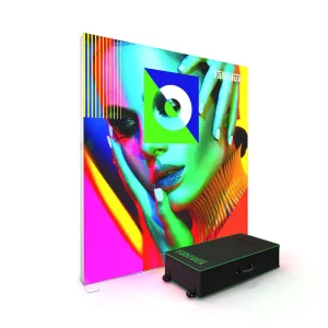 Custom Small Size SEG LED Backlit Light Box Countertop Fabric Sign for Shop Counter Advertising