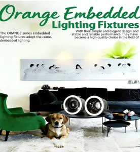 Custom Stick Track Light Custom Brightness Orange Light Commercial & Residential Dual Use