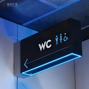Custom Store LED Advertising Light Boxes Cases DC 12V Manual Push Button Control Static Display