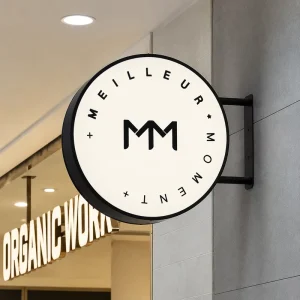 Custom Store Sign Wall mounted Shop Light Sign Outdoor LED Light Sign Waterproof LED Light Box Advertising