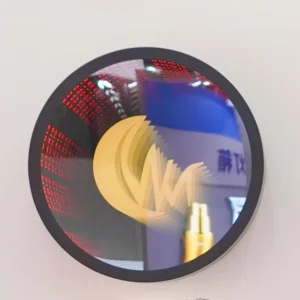 Custom Tempered Glass 3D Holographic Extended Effect Abyss Magic Infinity Mirror Advertising Round Light Boxes