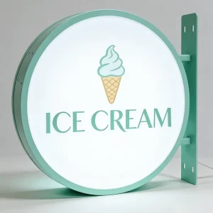 Custom Waterproof Rectangle Aluminum Outdoor LED Advertising Light Box Double Sided Sign Motel Hotel 24h Service