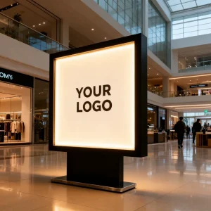 Custom made Durable LED Light Box Advertising Sign Waterproof Double Sided Hanging Wall Mounted Floor Standing Storefront