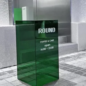 Customizable Durable Acrylic LED Light Box with Weatherproof Frame 4000 Lumens for Outdoor Indoor Use
