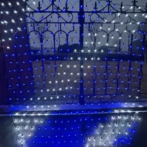 Customizable IP65 Smart Pixel LED Net Lights 2x2m Christmas Outdoor Mesh Decoration