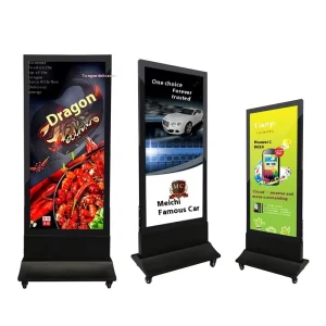 Customizable Indoor Rectangle Double Sided Waterproof LED Light Box Aluminum Alloy Billboard Vertical Magnetic Advertising Light