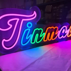 Customizable LED Happy Birthday Light Sign Outdoor Neon Light Advertising Billboard Illuminated Characters