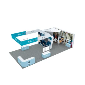 Customizable Large Aluminium Exhibition Hanging Banner Stand 20*40ft 6*12M Fast Installation Modular Booth Expo Booths
