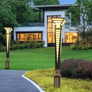 Customizable Modern LED Garden Light Pole IP65 Waterproof Street Decoration Park Outdoor Space Electric Outdoor Garden Lamp